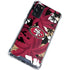 NFL San Francisco 49ers Tropical Print Galaxy S20 FE Clear Case
